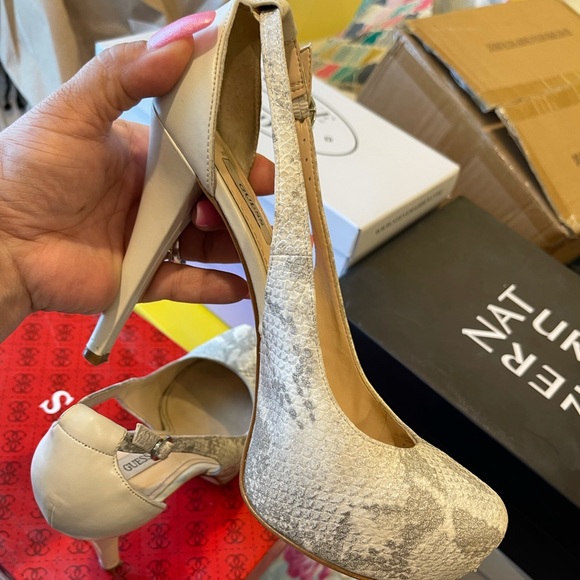 GUESS Jacoba Python print Platform Stilettos đź‘ 8M - Picture 8 of 11